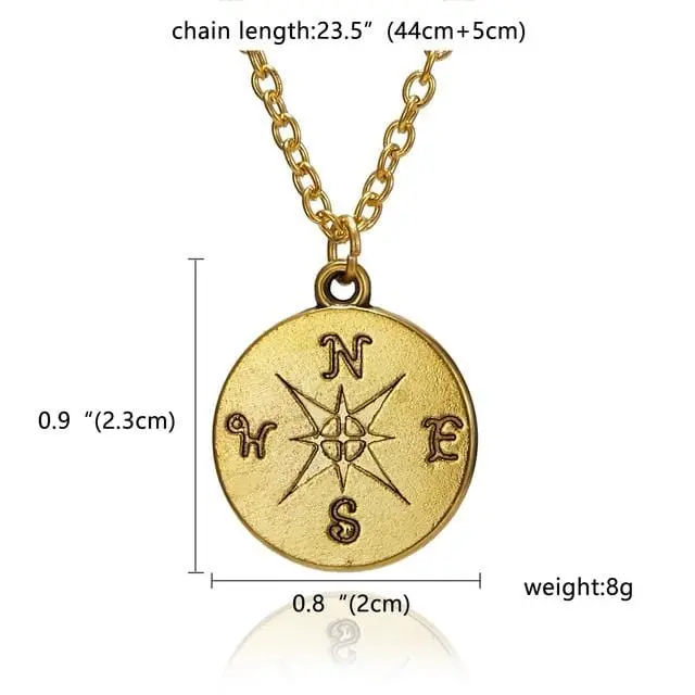 Fashion Gold-Color Good Vibes Only Sun Necklaces & Pendants For Women Jewelry 24