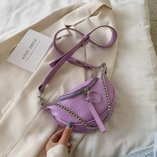 Fashion Quality Pu Leather Crossbody Bags For Women 2020 Chain Small Shoulder Messenger Bag Lady Travel Handbags And Purses 5