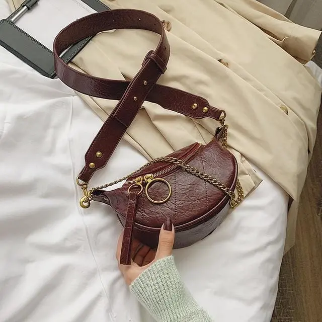 Fashion Quality Pu Leather Crossbody Bags For Women 2020 Chain Small Shoulder Messenger Bag Lady Travel Handbags And Purses 6