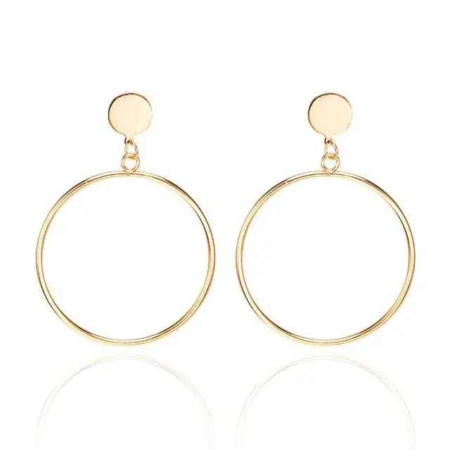 Fashion Statement Earrings 2019 Big Geometric Earrings For Women Hanging Dangle Earrings Drop Earing Modern Jewelry 10