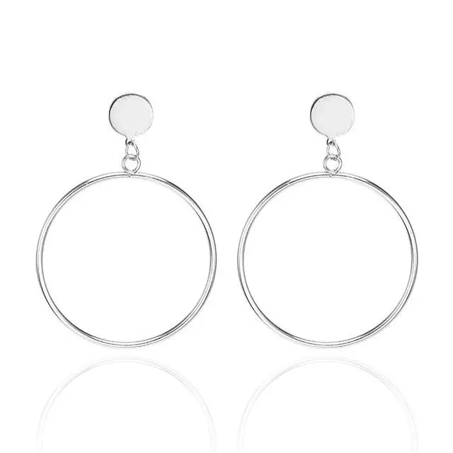 Fashion Statement Earrings 2019 Big Geometric Earrings For Women Hanging Dangle Earrings Drop Earing Modern Jewelry 11