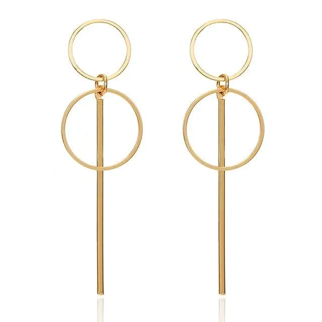 Fashion Statement Earrings 2019 Big Geometric Earrings For Women Hanging Dangle Earrings Drop Earing Modern Jewelry 11