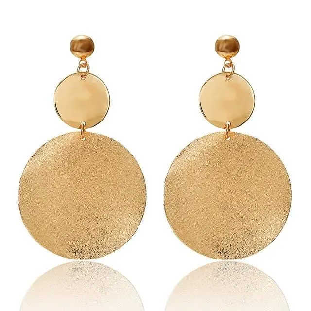 Fashion Statement Earrings 2019 Big Geometric Earrings For Women Hanging Dangle Earrings Drop Earing Modern Jewelry 19