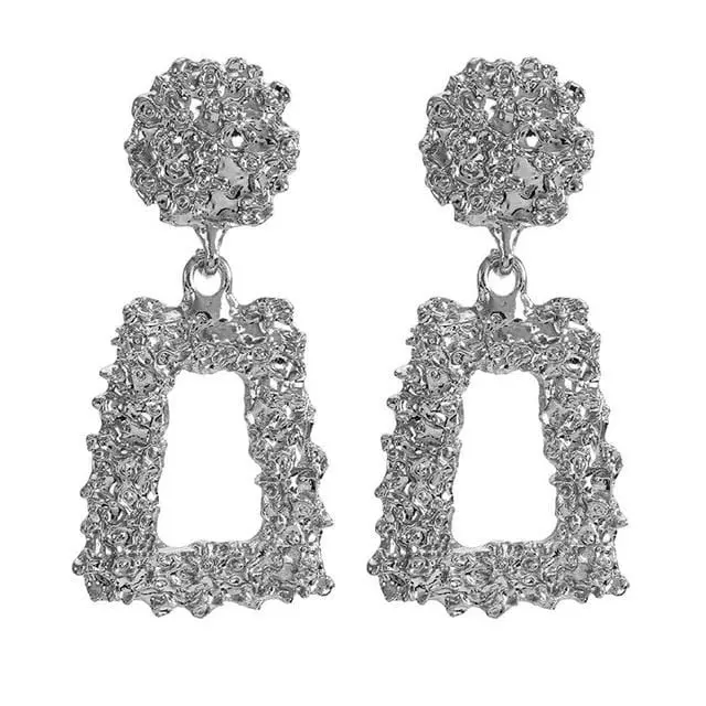 Fashion Statement Earrings 2019 Big Geometric Earrings For Women Hanging Dangle Earrings Drop Earing Modern Jewelry 20