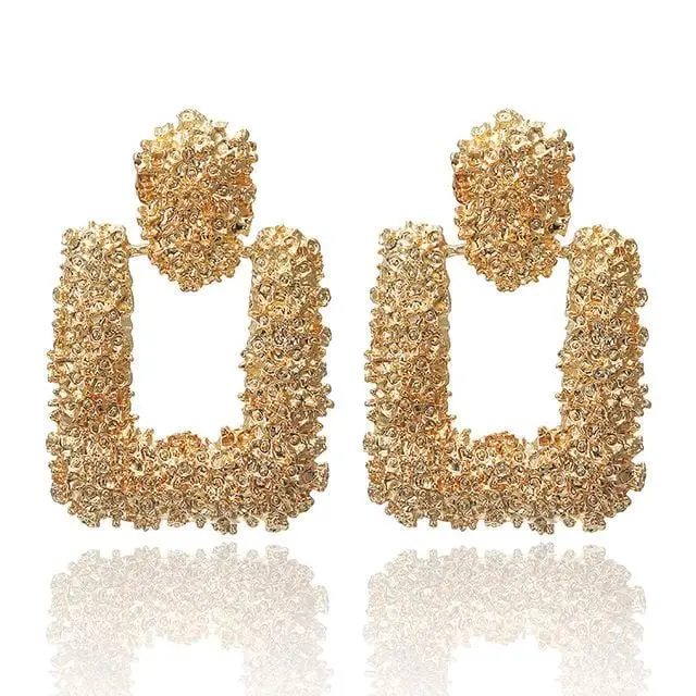 Fashion Statement Earrings 2019 Big Geometric Earrings For Women Hanging Dangle Earrings Drop Earing Modern Jewelry 21