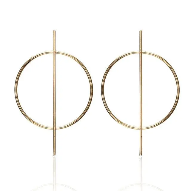 Fashion Statement Earrings 2019 Big Geometric Earrings For Women Hanging Dangle Earrings Drop Earing Modern Jewelry 25