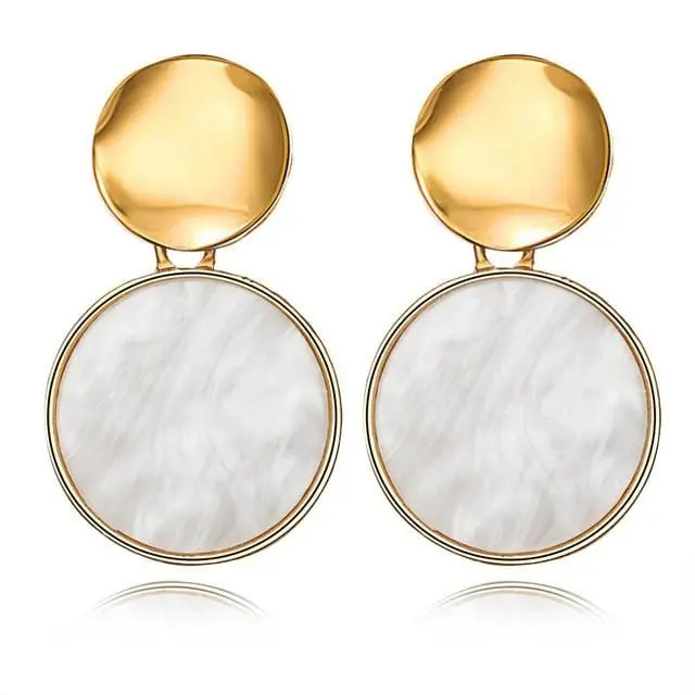 Fashion Statement Earrings 2019 Big Geometric Earrings For Women Hanging Dangle Earrings Drop Earing Modern Jewelry 25