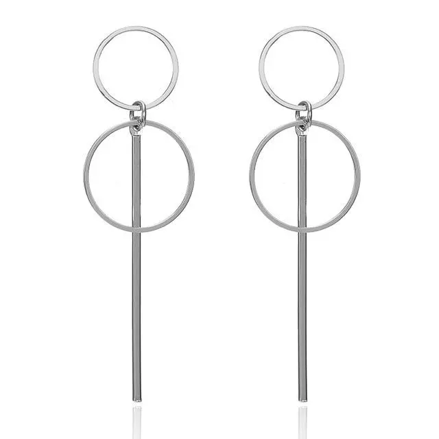 Fashion Statement Earrings 2019 Big Geometric Earrings For Women Hanging Dangle Earrings Drop Earing Modern Jewelry 26