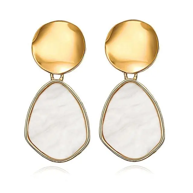 Fashion Statement Earrings 2019 Big Geometric Earrings For Women Hanging Dangle Earrings Drop Earing Modern Jewelry 26
