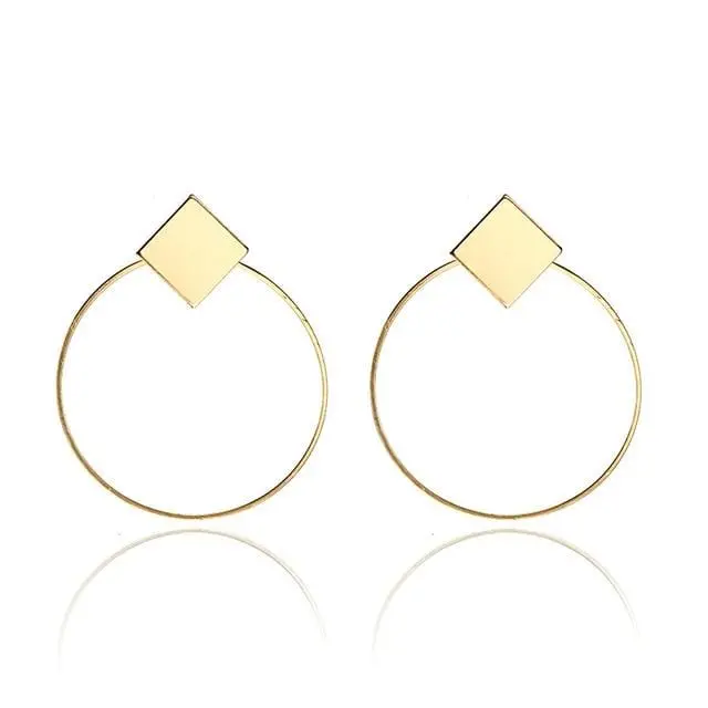 Fashion Statement Earrings 2019 Big Geometric Earrings For Women Hanging Dangle Earrings Drop Earing Modern Jewelry 28