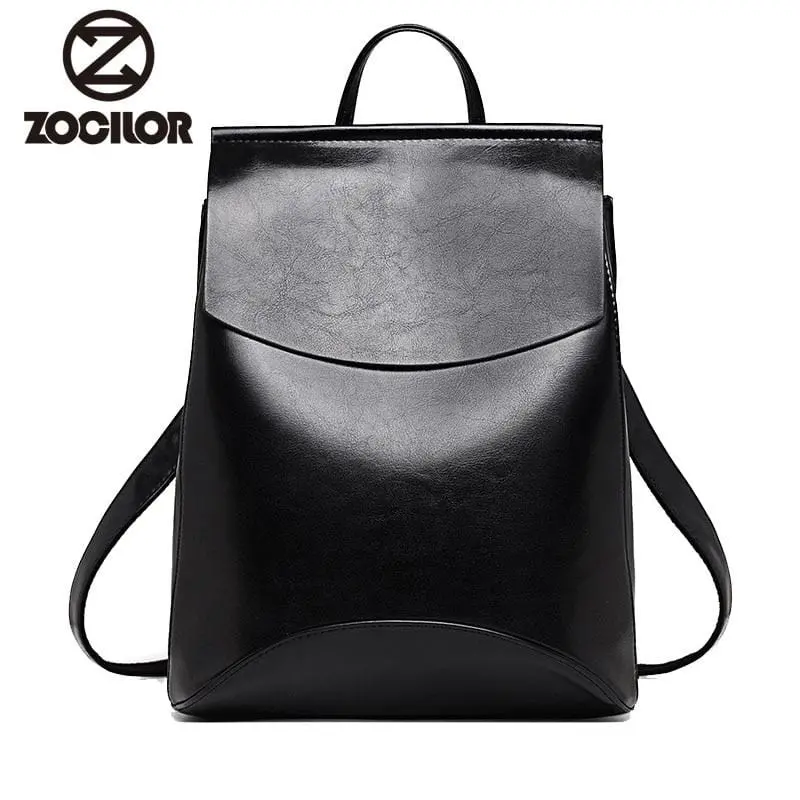 Fashion Women Backpack High Quality Youth Leather Backpacks For Teenage Girls Female School Shoulder Bag Bagpack Mochila 1