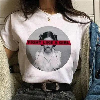 Feminist Graphic T-Shirt – Empowerment-Themed Streetwear Top with Grunge Aesthetic