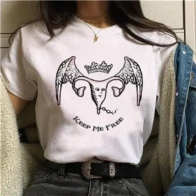 Feminist Graphic T-Shirt – Empowerment-Themed Streetwear Top with Grunge Aesthetic