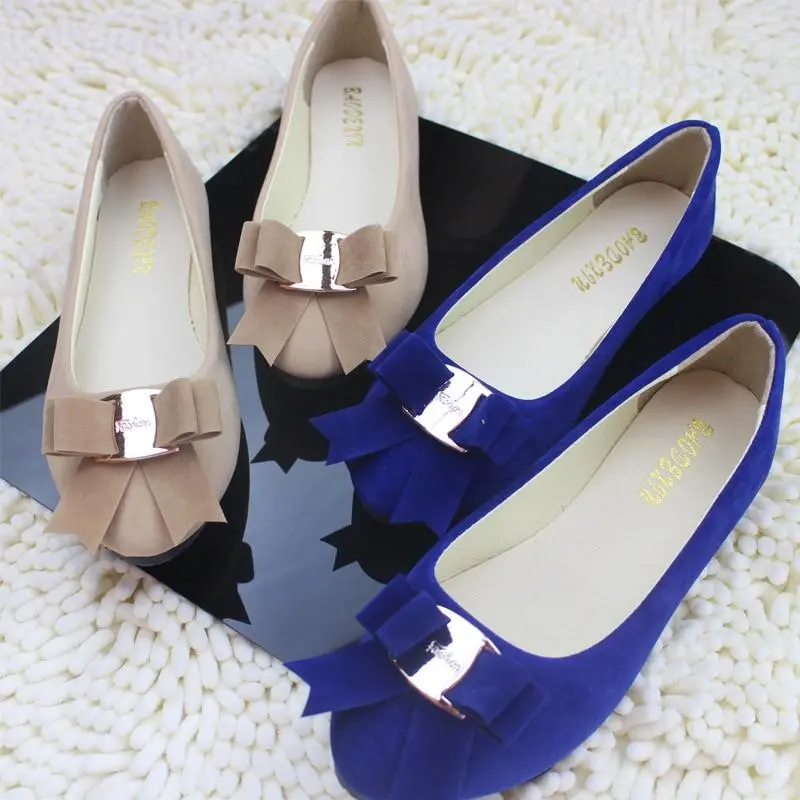 Flat Shoes Woman Loafers Boat Shoes Women Flock Ballet Flats High Quality Lightweight Luxury Brand Design You Know Sexy Elegant 1