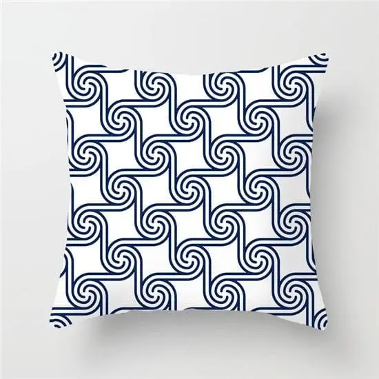 Fuwatacchi Geometric Pattern Cushion Cover Black White Soft Throw Pillow Cover Decorative Sofa Pillow Case Pillowcase Christmas 10