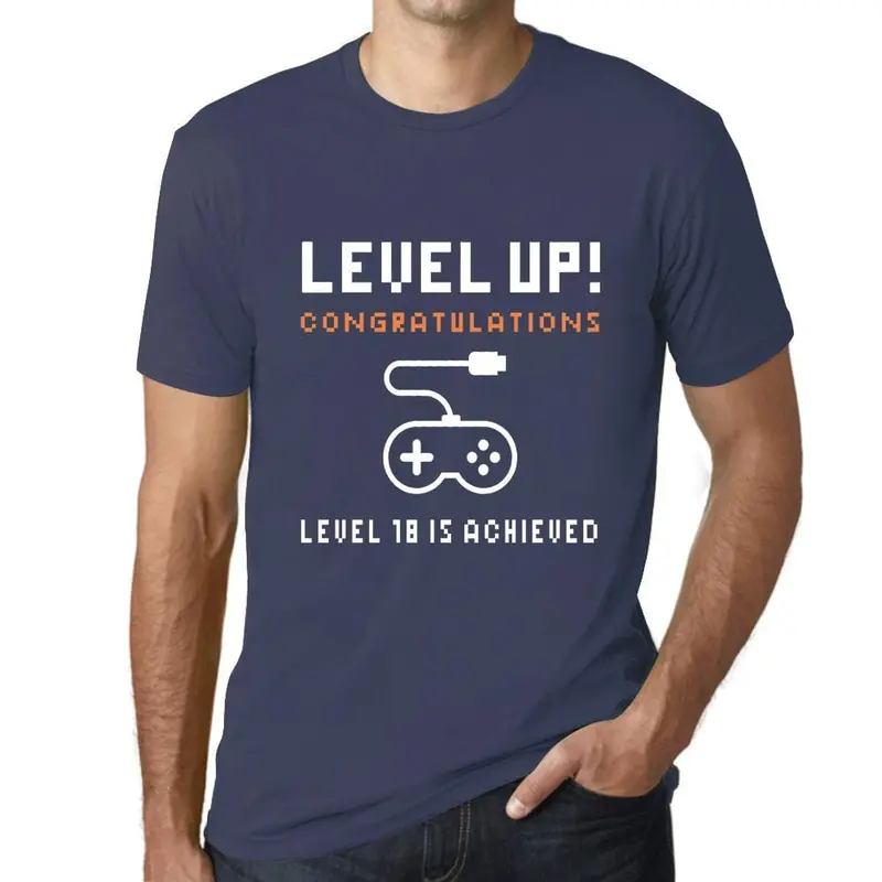 Gamer-Inspired T-Shirt: ‘Level Up! Achievement Unlocked’ – Pop-Culture Motivational Wear