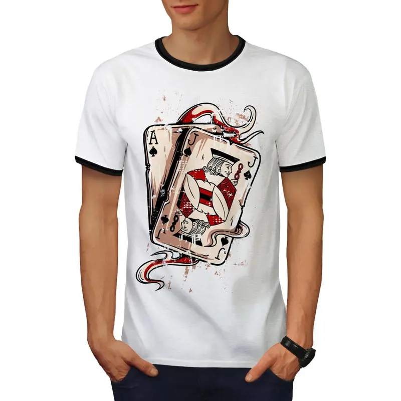 Graphic Unisex Ace Jack Of Spades T-Shirt Men Tee 1
