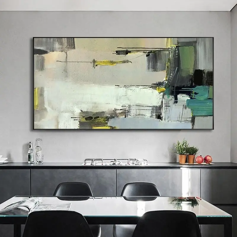 Hand Painted Abstract Oil Paintings On Canvas For Living Room Home Decoration Wall Art Pictures Posters Wall Painting 1