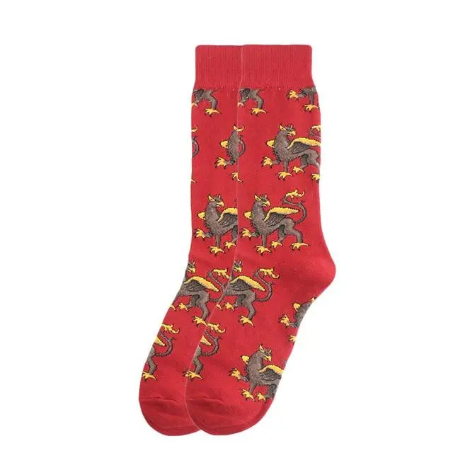 Happy Socks Fashion Hip Hop Skateboard Socks Cotton Cartoon Shark Pig Dog Food Hamburger Pizza Sushi Funny Men Women Calcetines 26