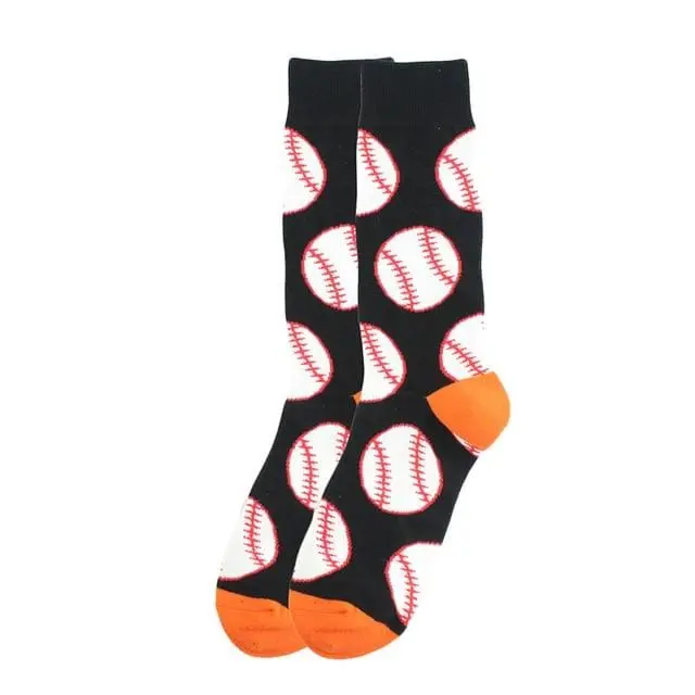 Happy Socks Fashion Hip Hop Skateboard Socks Cotton Cartoon Shark Pig Dog Food Hamburger Pizza Sushi Funny Men Women Calcetines 28