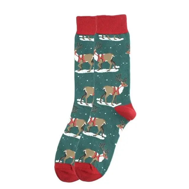 Happy Socks Fashion Hip Hop Skateboard Socks Cotton Cartoon Shark Pig Dog Food Hamburger Pizza Sushi Funny Men Women Calcetines 34