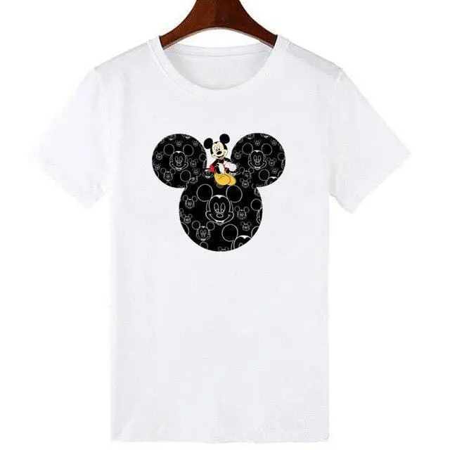 Harajuku Graphic Tee – Casual Short-Sleeve Cotton Top for Women