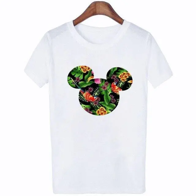 Harajuku Graphic Tee – Casual Short-Sleeve Cotton Top for Women