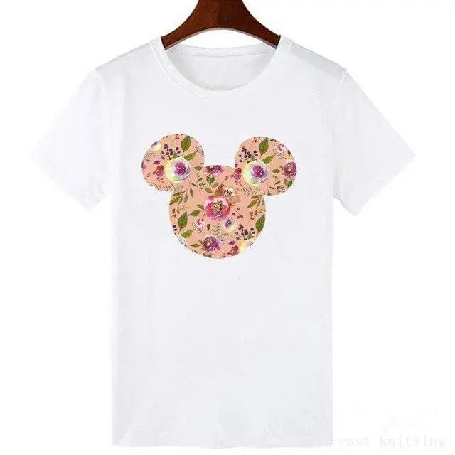 Harajuku Graphic Tee – Casual Short-Sleeve Cotton Top for Women