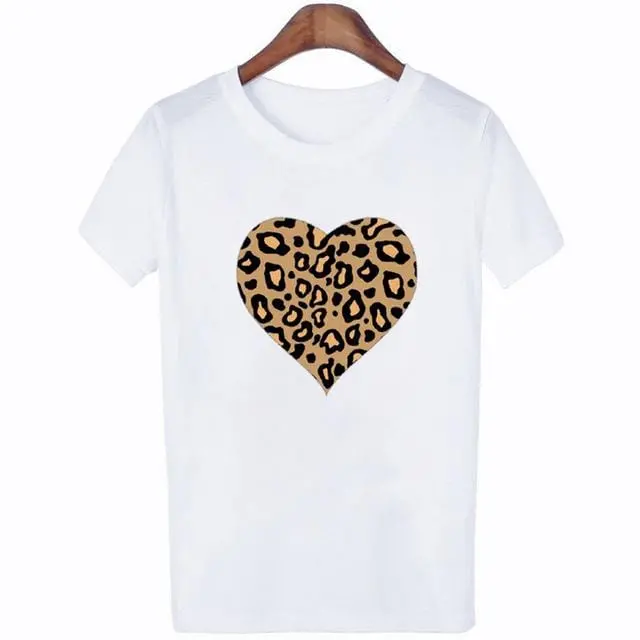 Harajuku Graphic Tee – Casual Short-Sleeve Cotton Top for Women