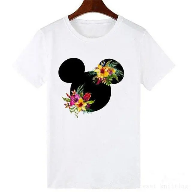 Harajuku Graphic Tee – Casual Short-Sleeve Cotton Top for Women