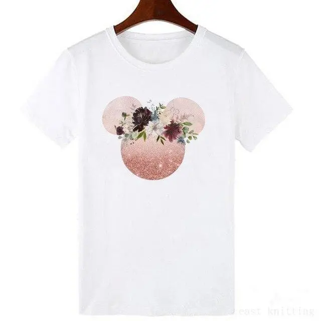 Harajuku Graphic Tee – Casual Short-Sleeve Cotton Top for Women