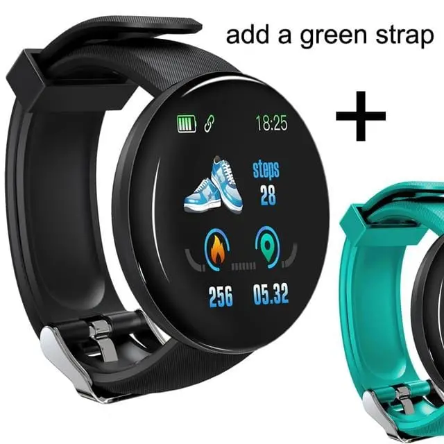 Health-Focused Smartwatch – Waterproof Heart Rate & Blood Pressure Monitor