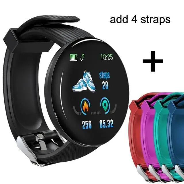 Health-Focused Smartwatch – Waterproof Heart Rate & Blood Pressure Monitor
