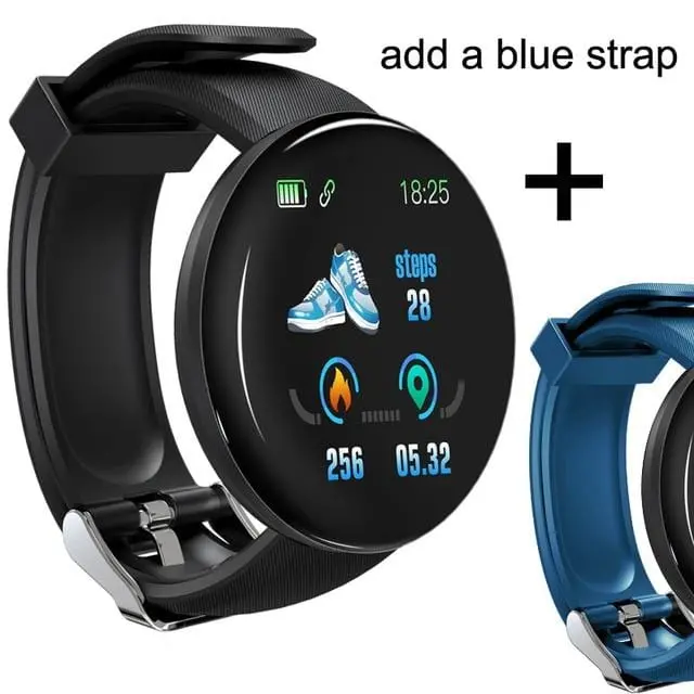 Health-Focused Smartwatch – Waterproof Heart Rate & Blood Pressure Monitor