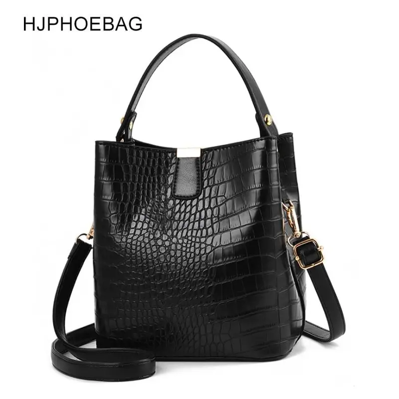 Hjphoebag Fashion Crocodile Crossbody Bag For Women Shoulder Bag Designer Women Bags Luxury Pu Leather Bag Bucket Handbag Yc254 1