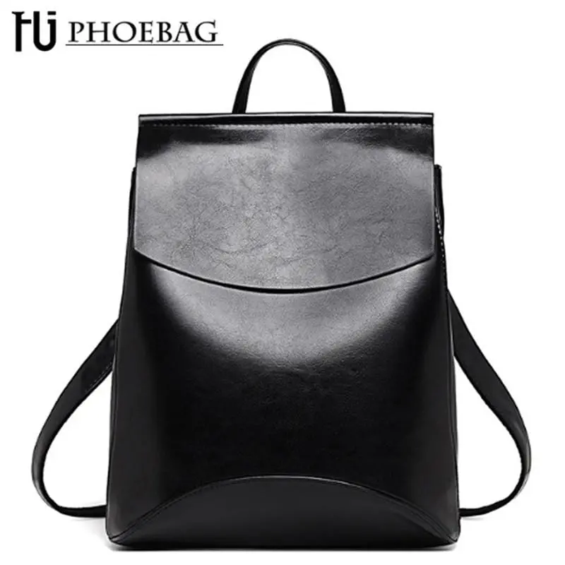 Hjphoebag New High Quality Women Backpacks Fashion Teenager Girls School Bag Pu Mochila Zipper Students Shoulders Bag Hj-811 1