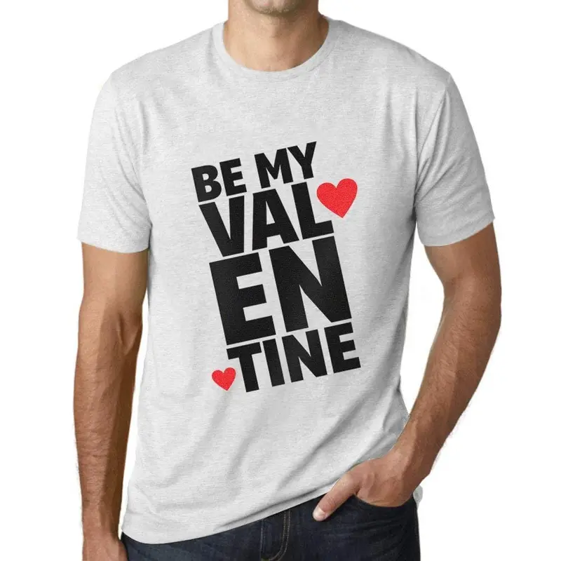 Homme T-Shirt Graphique Imprimé Vintage Tee Be My Valentine 1