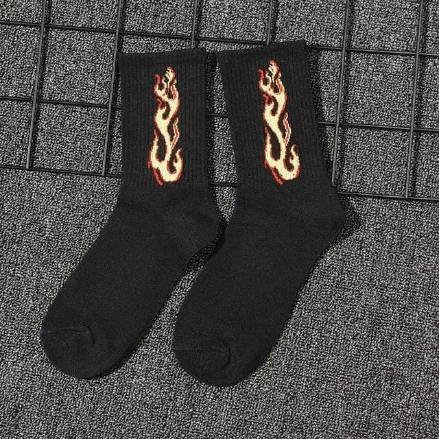 Ins Estilo De Los Hombres/Calcetines De Las Mujeres De Europa Y Los Estados Unidos Nueva Marea De Algodón Calcetines En El Tubo Largo Streetwear Hip Hop Calcetines De Skateboarding 19