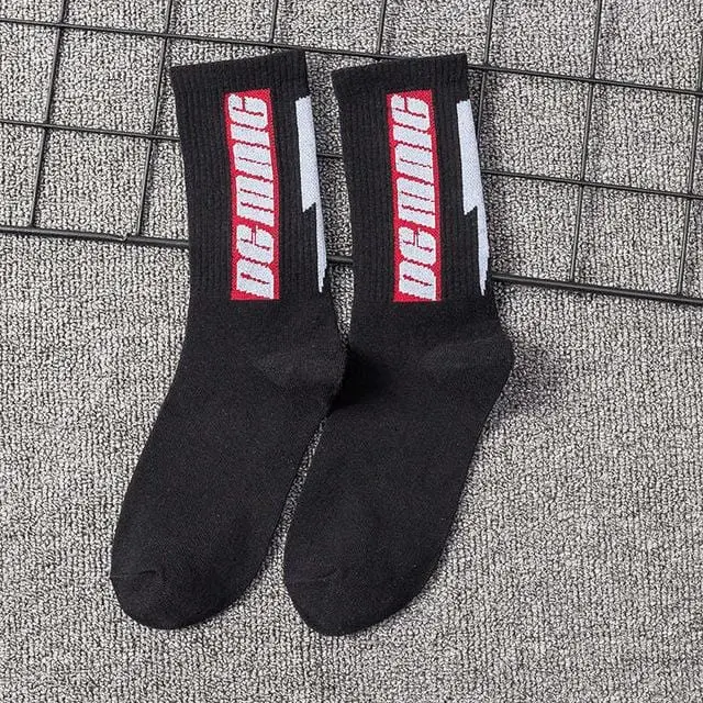 Ins Estilo De Los Hombres/Calcetines De Las Mujeres De Europa Y Los Estados Unidos Nueva Marea De Algodón Calcetines En El Tubo Largo Streetwear Hip Hop Calcetines De Skateboarding 20