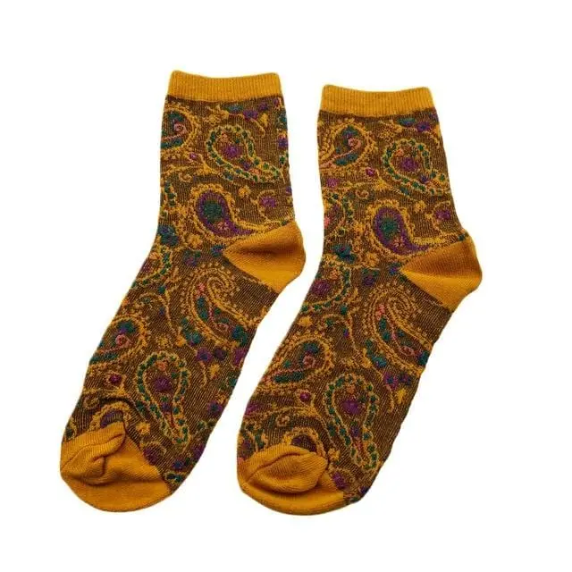 Jeseca 1 Pair Cotton Socks For Women Print Autumn Winter Warmer Sock Japanese Kawaii Girls Cute Sock For Ladies Christmas Gifts 5