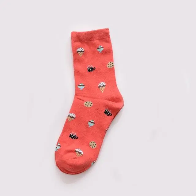 Jeseca Winter Warm Socks For Women Cartoon Animal Print Japanese Kawaii Girls Cute Sock Female Harajuku Vintage Streetwear Sock 5