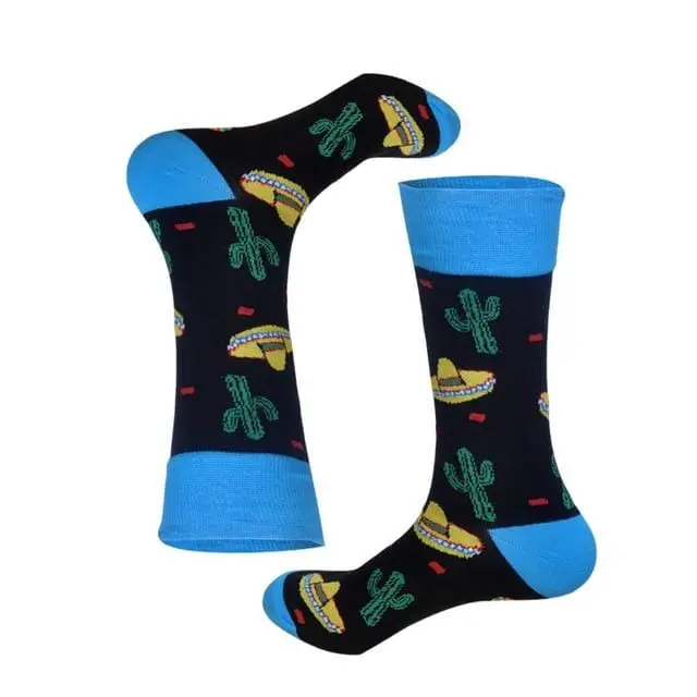Lionzone 2019 Newly Men Socks Cotton Casual Personality Design Hip Hop Streetwear Happy Socks Gifts For Men Brand Quality 20