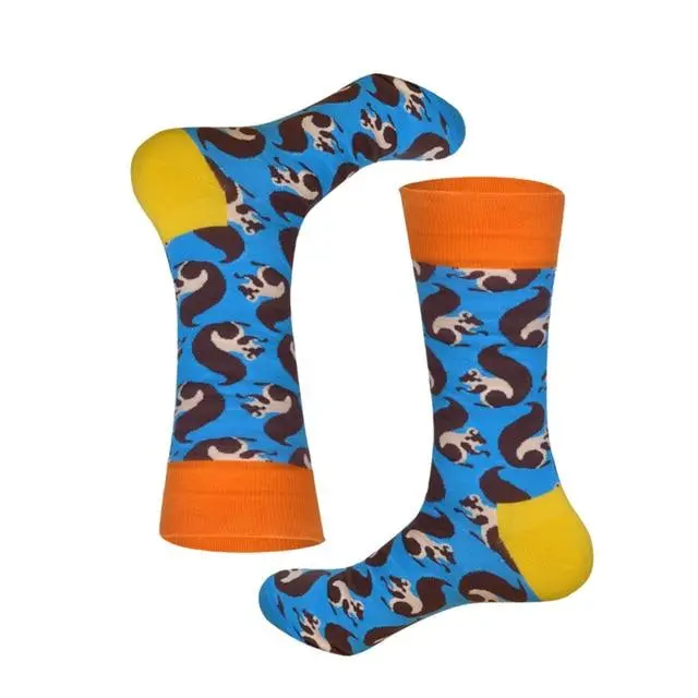 Lionzone 2019 Newly Men Socks Cotton Casual Personality Design Hip Hop Streetwear Happy Socks Gifts For Men Brand Quality 24