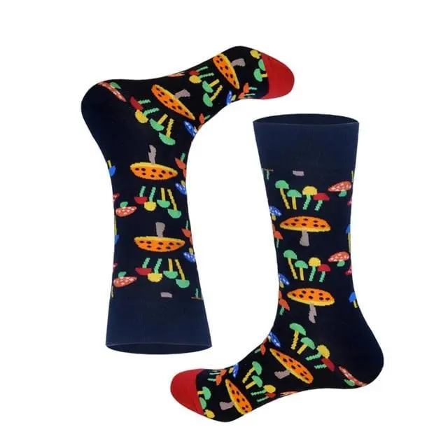 Lionzone 2019 Newly Men Socks Cotton Casual Personality Design Hip Hop Streetwear Happy Socks Gifts For Men Brand Quality 27
