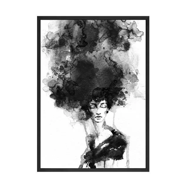 Llama in NYC Taxi Canvas Print – Vintage Black-and-White Travel Poster for Urban Interiors