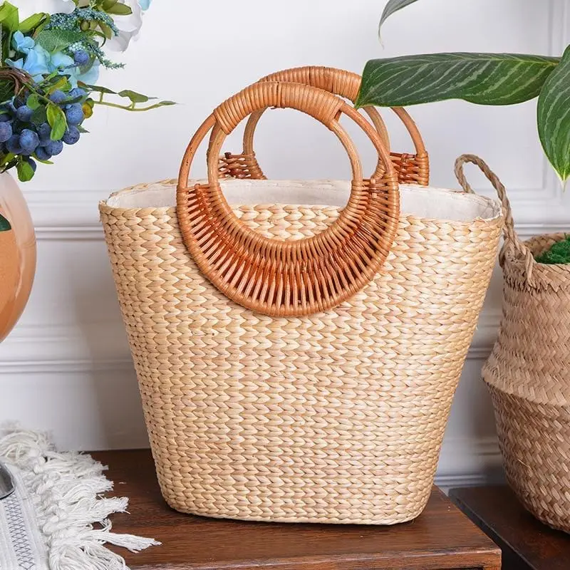 Lovevook Woven Straw Bag Women Summer Beach Bags For Travel Handmde Rattan Bags For Ladies Luxury Handbags Design 2020 Bohemia 1