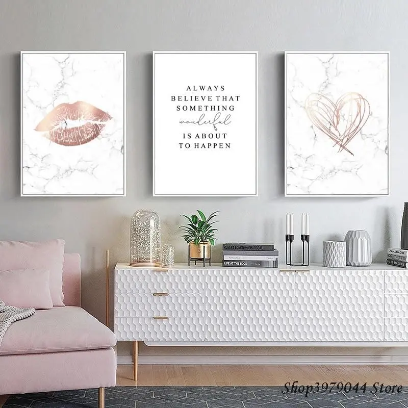 Marble Style Posters And Prints Nordic Poster Abstract Painting Wall Art Letter Quadro Wall Pictures For Living Room Unframed 1