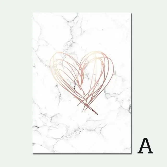 Marble Style Posters And Prints Nordic Poster Abstract Painting Wall Art Letter Quadro Wall Pictures For Living Room Unframed 3