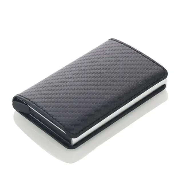 Men Credit Card Holders Business Id Card Case Fashion Automatic Rfid Card Holder Aluminium Bank Card Wallets 10
