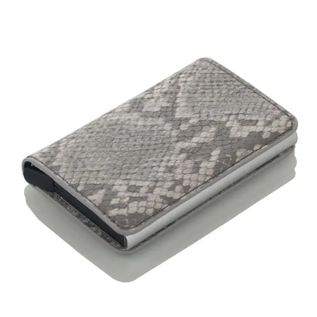 Men Credit Card Holders Business Id Card Case Fashion Automatic Rfid Card Holder Aluminium Bank Card Wallets 12